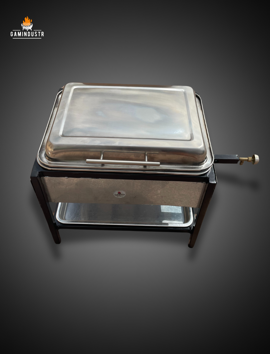 30x40cm  شواية المضبي اطباق ستانلس ستيل  بغطاء