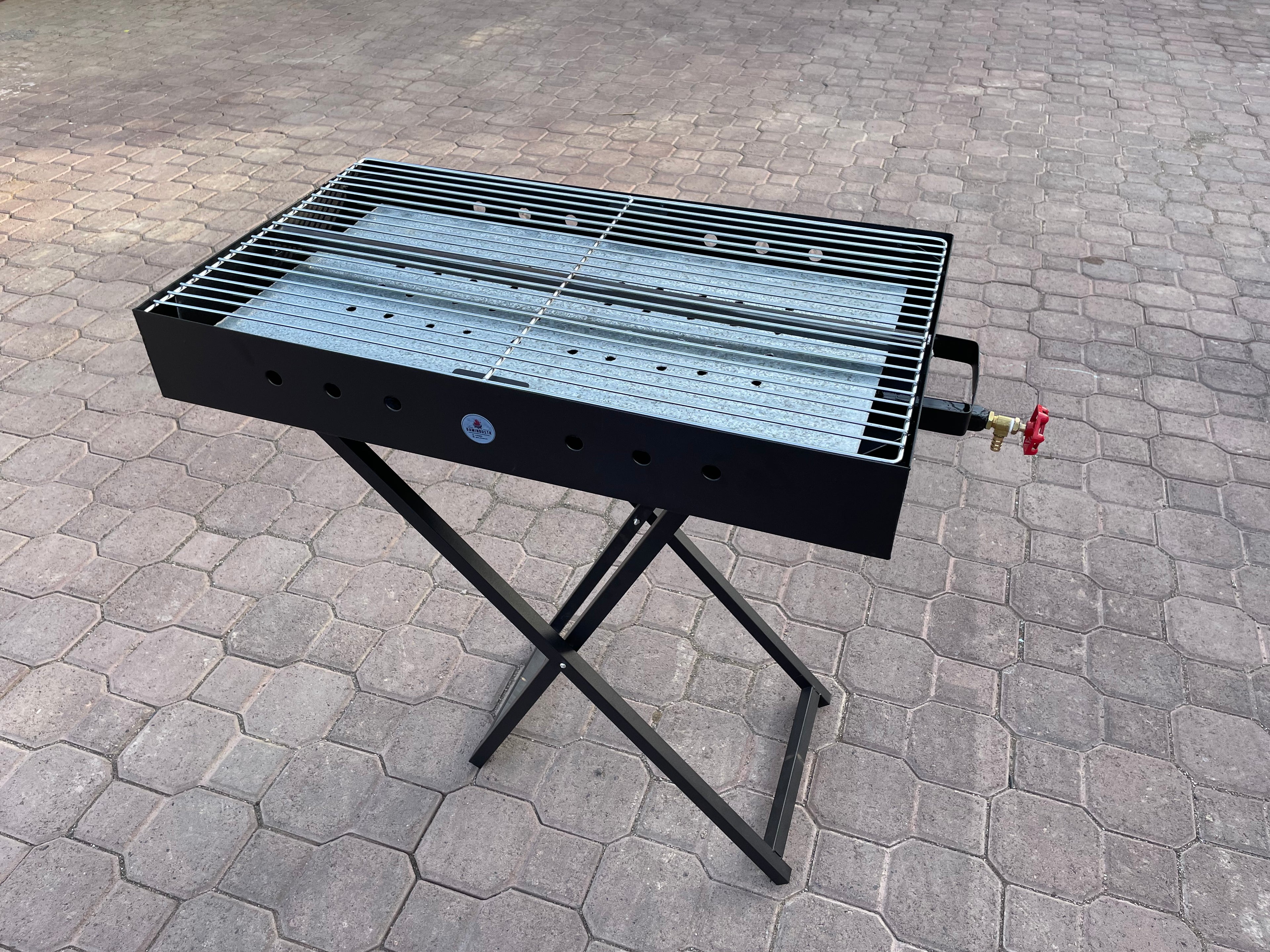 70x40cm  شواية المضبي تعمل بالغاز و الفحم قابلة للطي مقاس
