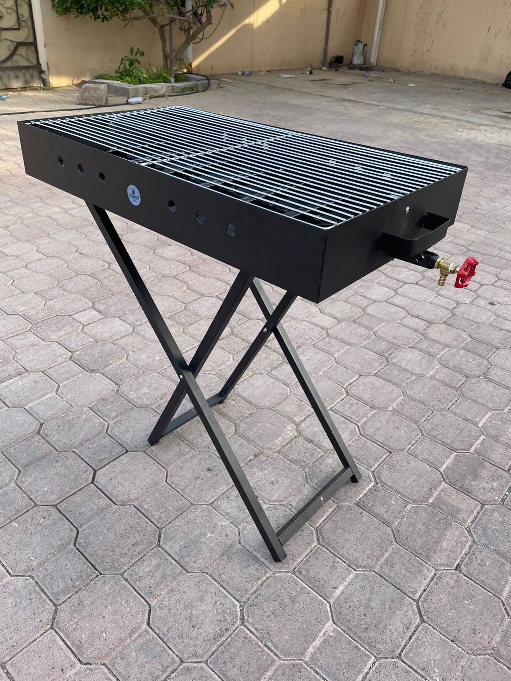 70x40cm  شواية المضبي تعمل بالغاز و الفحم قابلة للطي مقاس