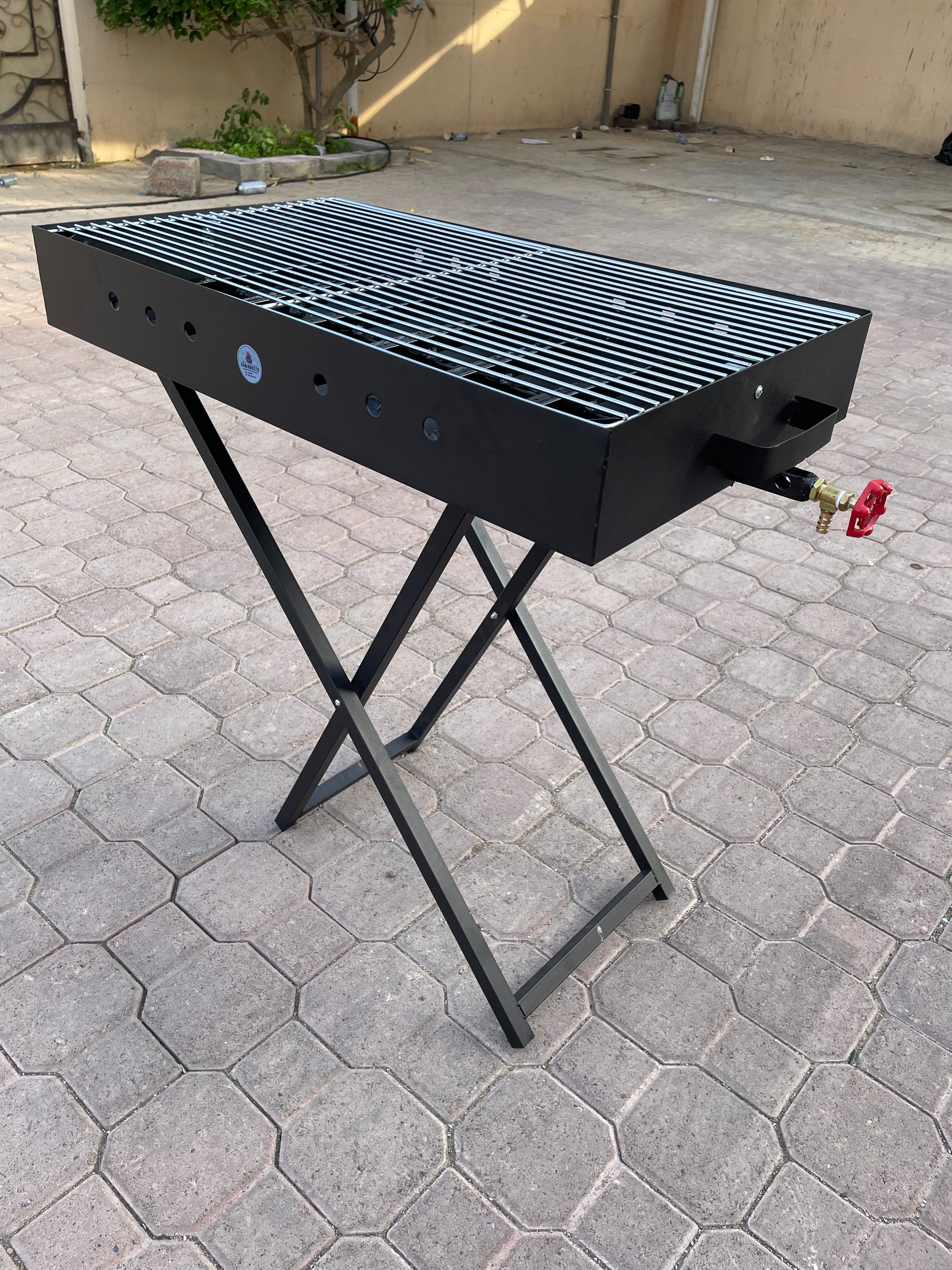 70x40cm  شواية المضبي تعمل بالغاز و الفحم قابلة للطي مقاس