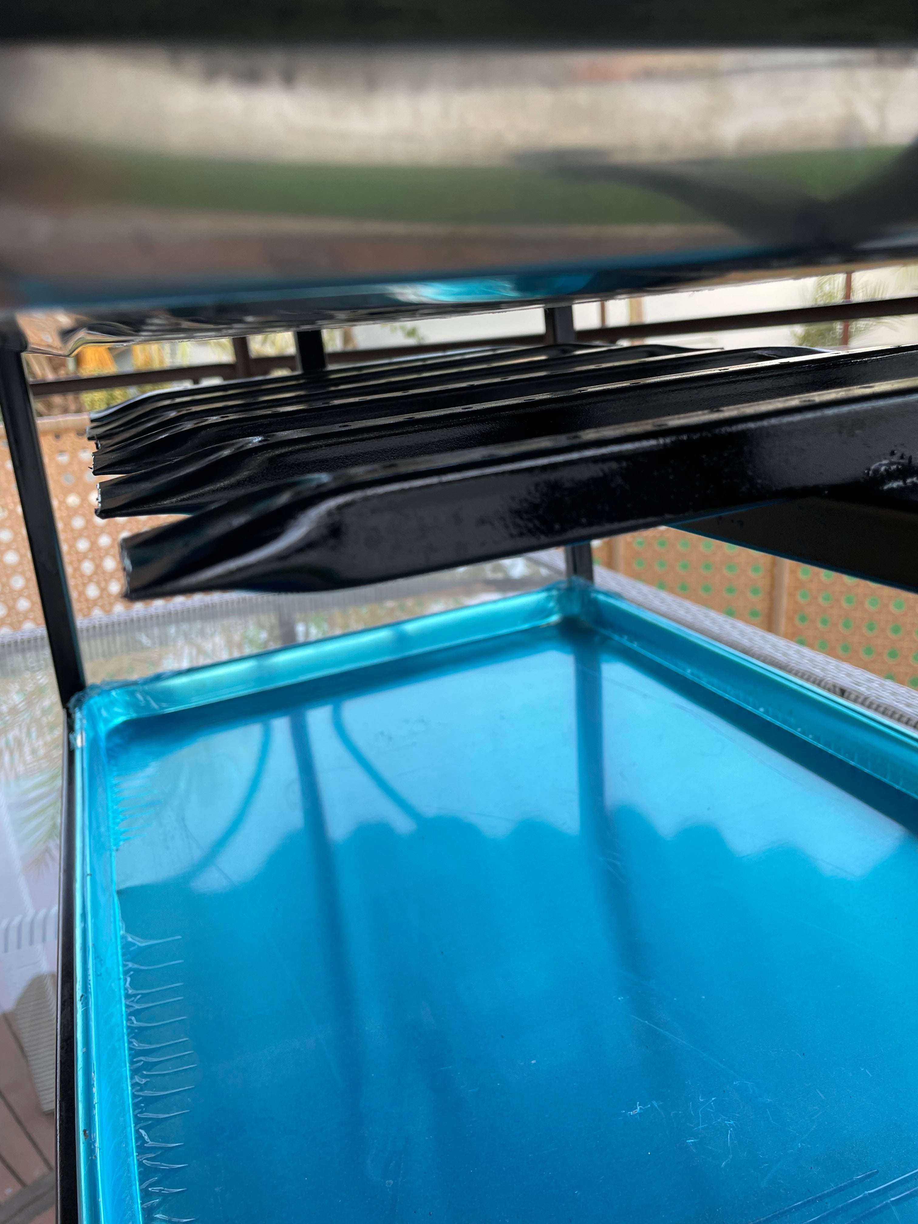 60x40cm شواية المضبي حوض ستيل مقاس