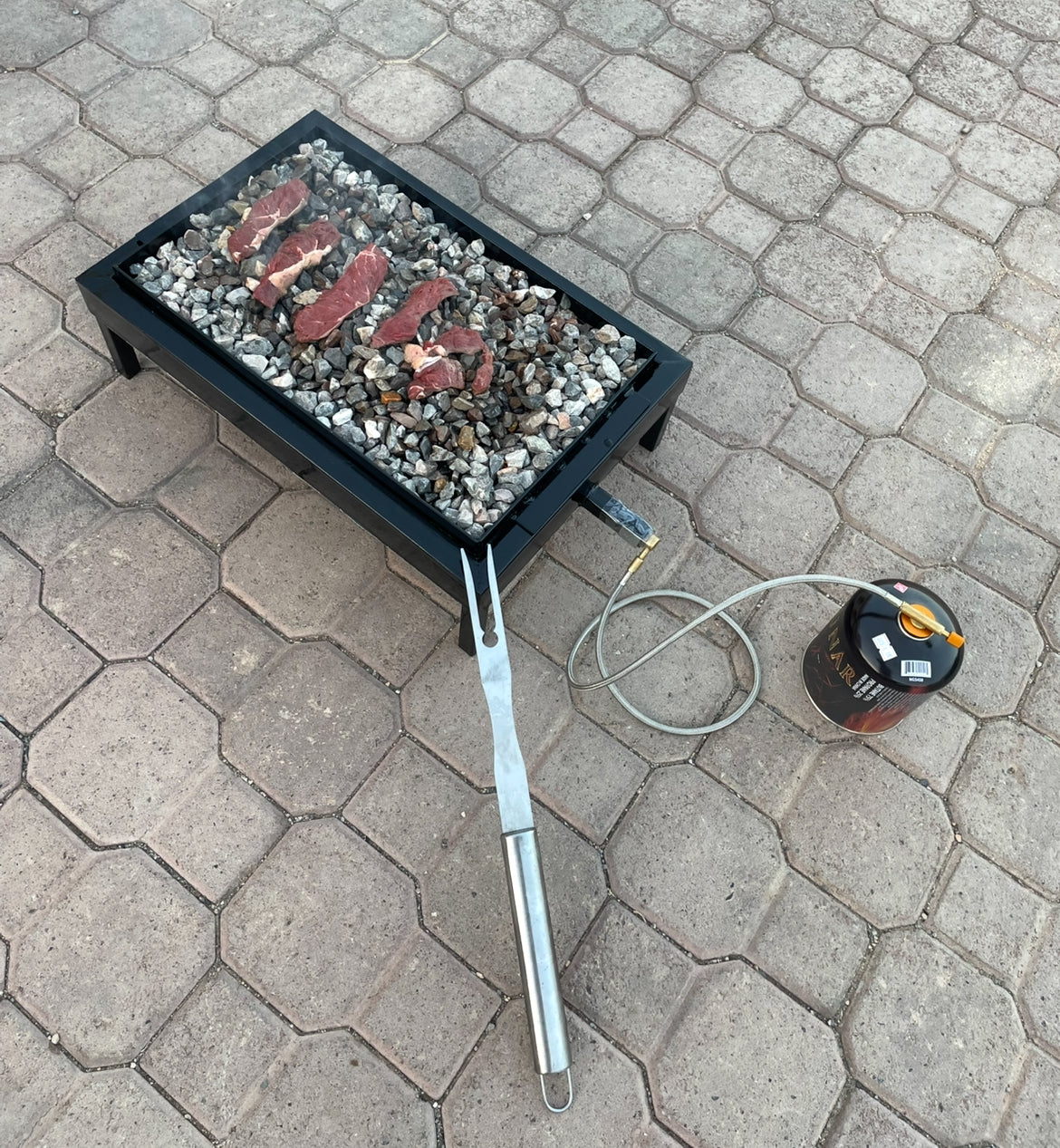 30x50cm شواية المضبي تعمل بغاز صغير مقاس