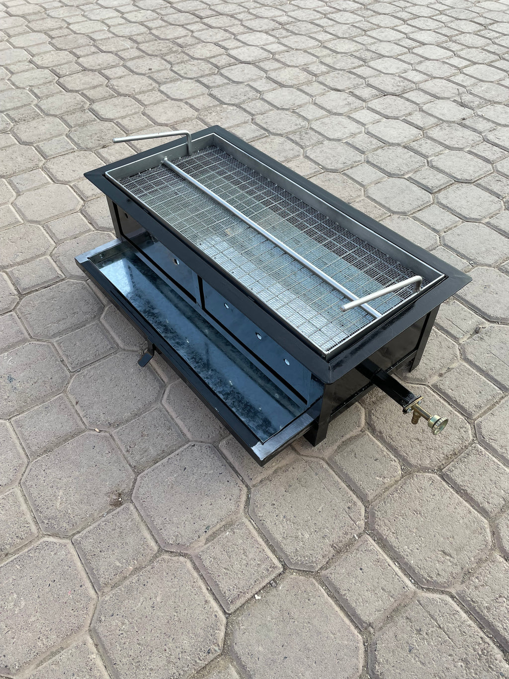 55x25cm شواية المضبي بالغاز والفحم مقاس