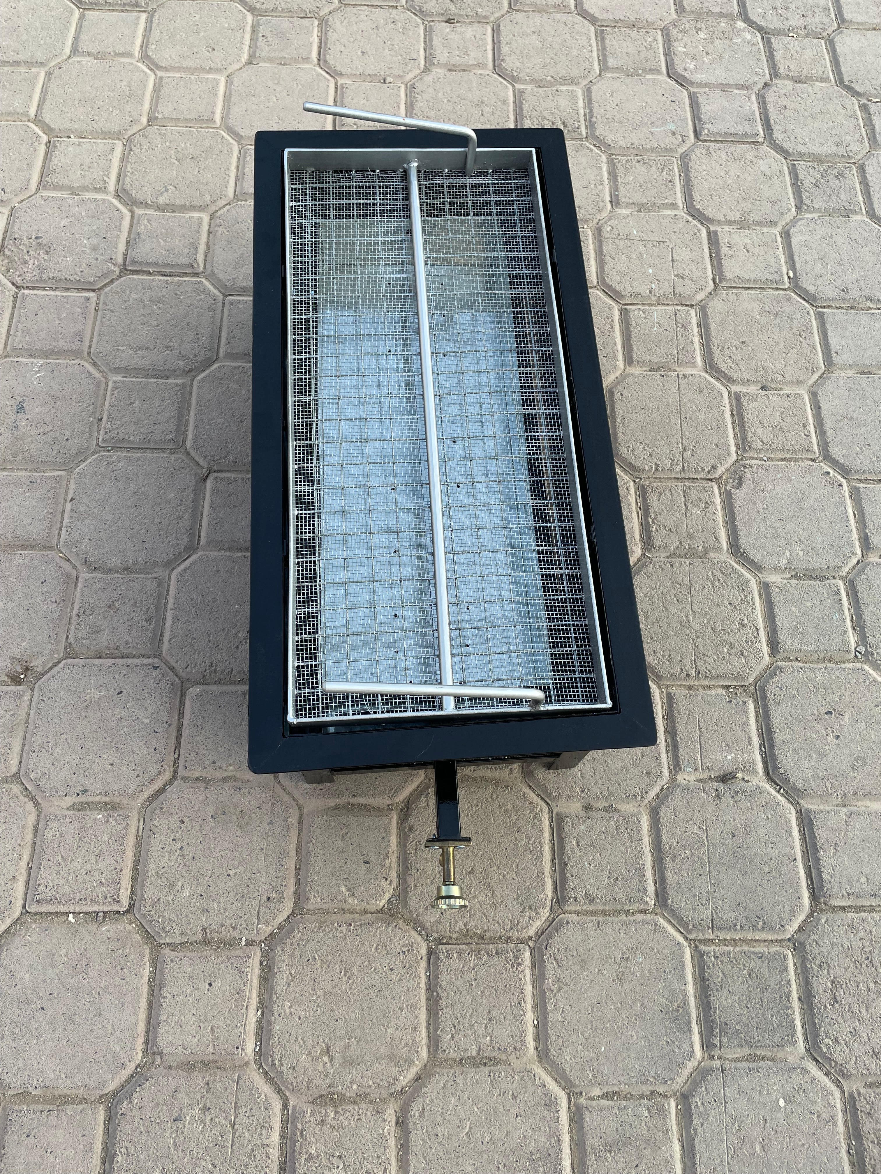 55x25cm شواية المضبي بالغاز والفحم مقاس