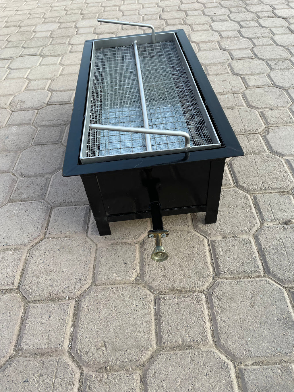 55x25cm شواية المضبي بالغاز والفحم مقاس